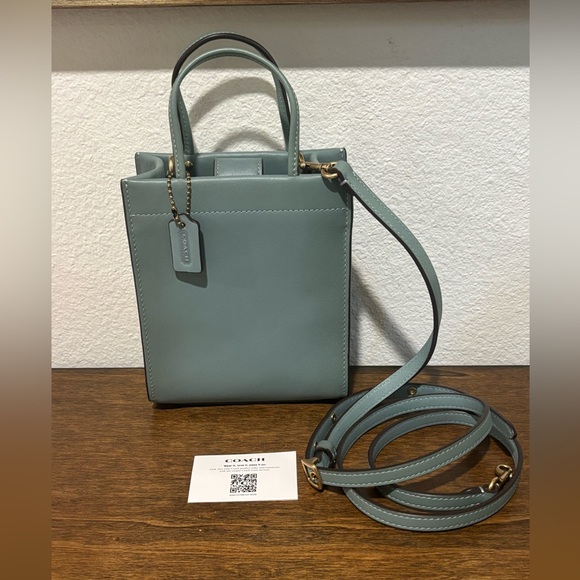 Coach Handbags - Coach Sky Blue Mini Crossbody Bag NWOT